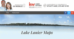 Desktop Screenshot of lakelaniermaps.com